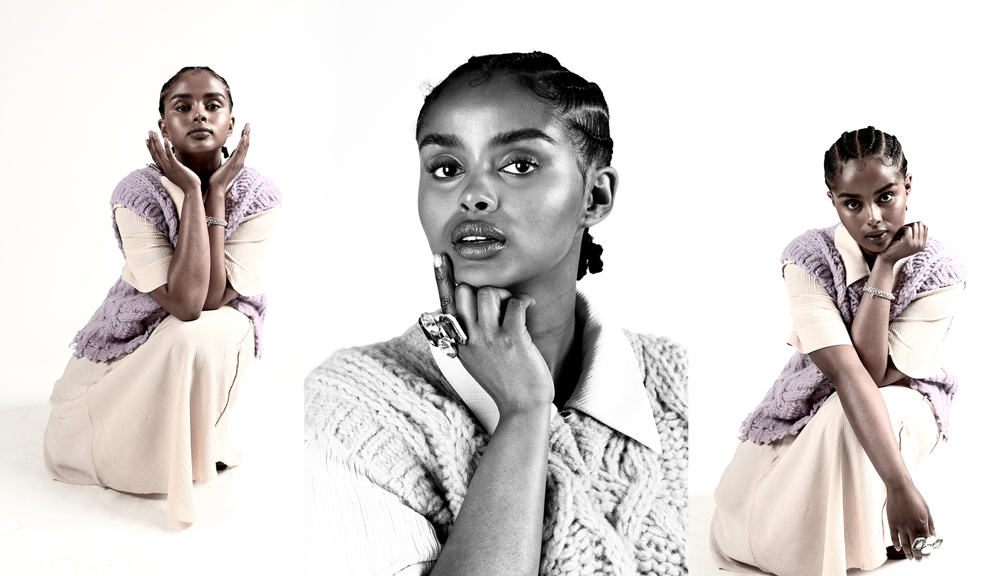 pastel and knits