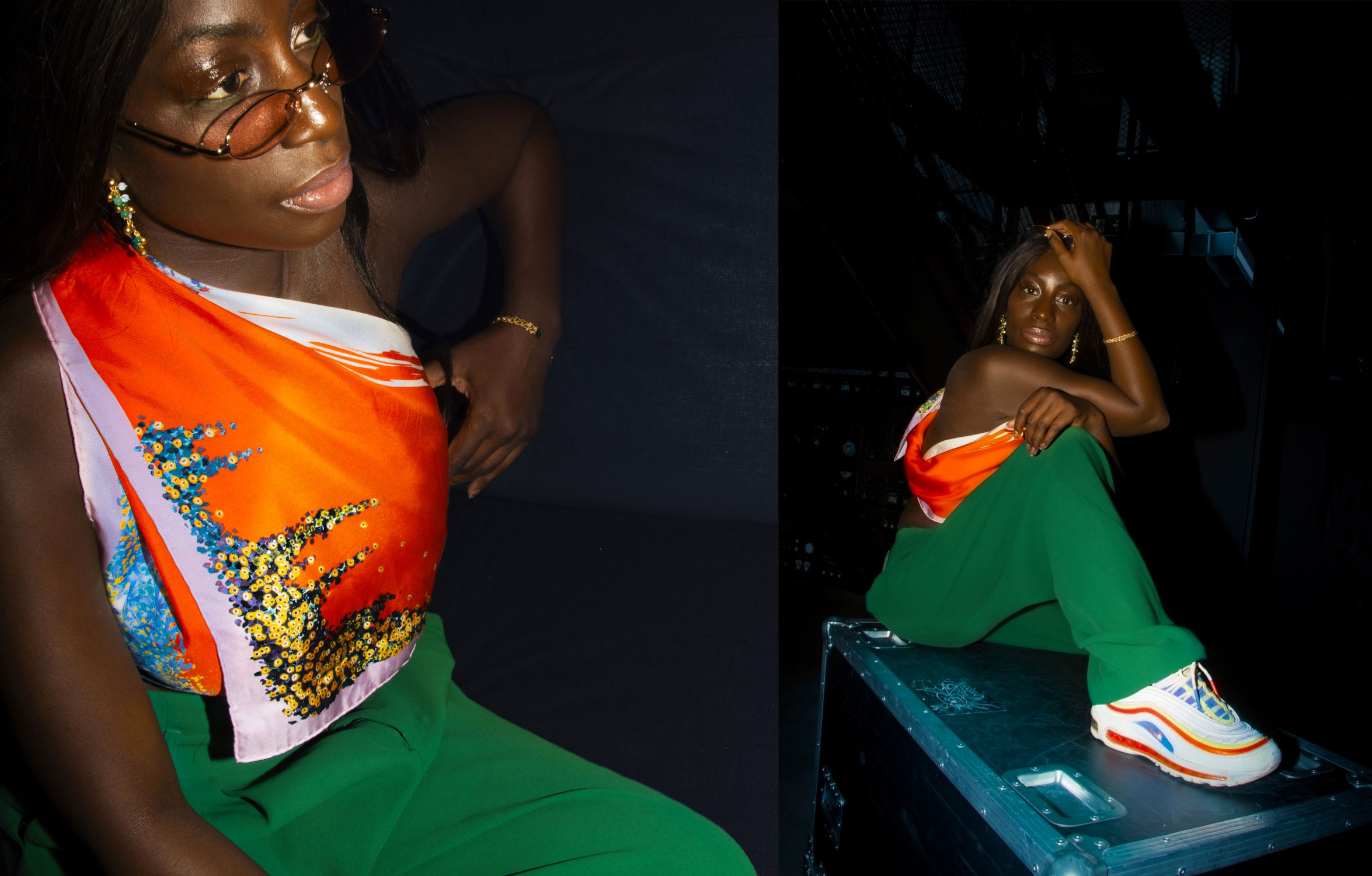 colorful style combining luxury and streetwear