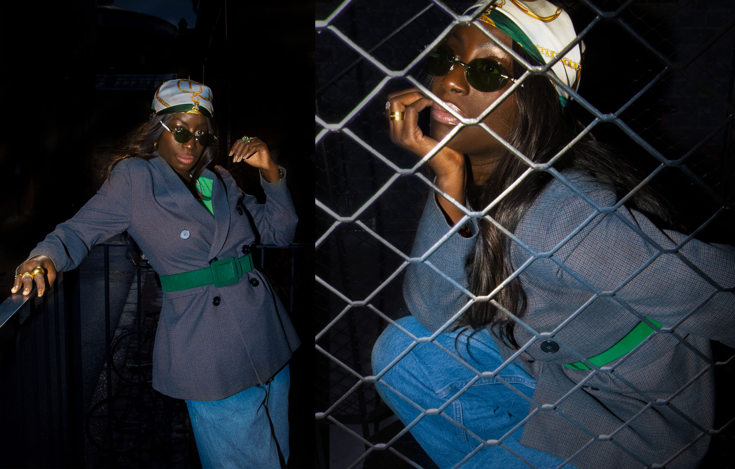 colorful style wearing luxury and streetwear