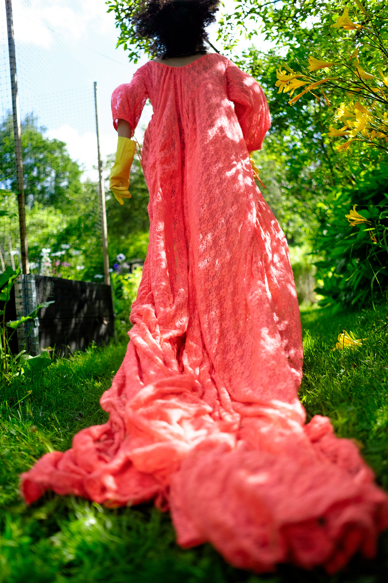 Gardening party, Krullmag, Lisa Helena Jacobsson dress