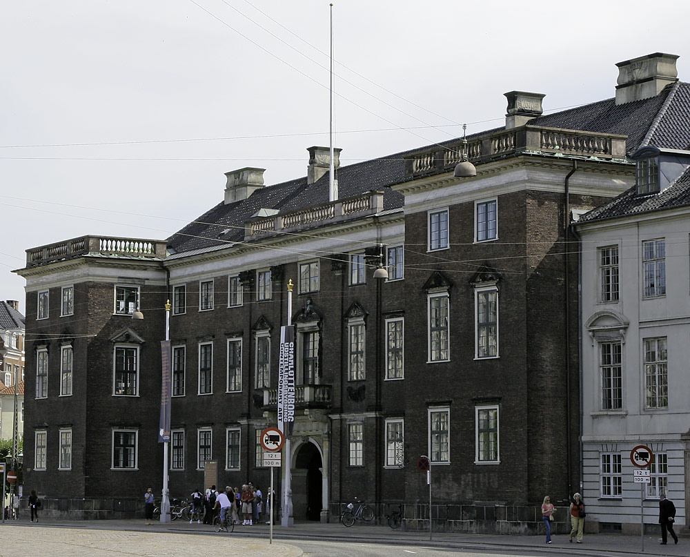Charlottenborg building in Copenhagen