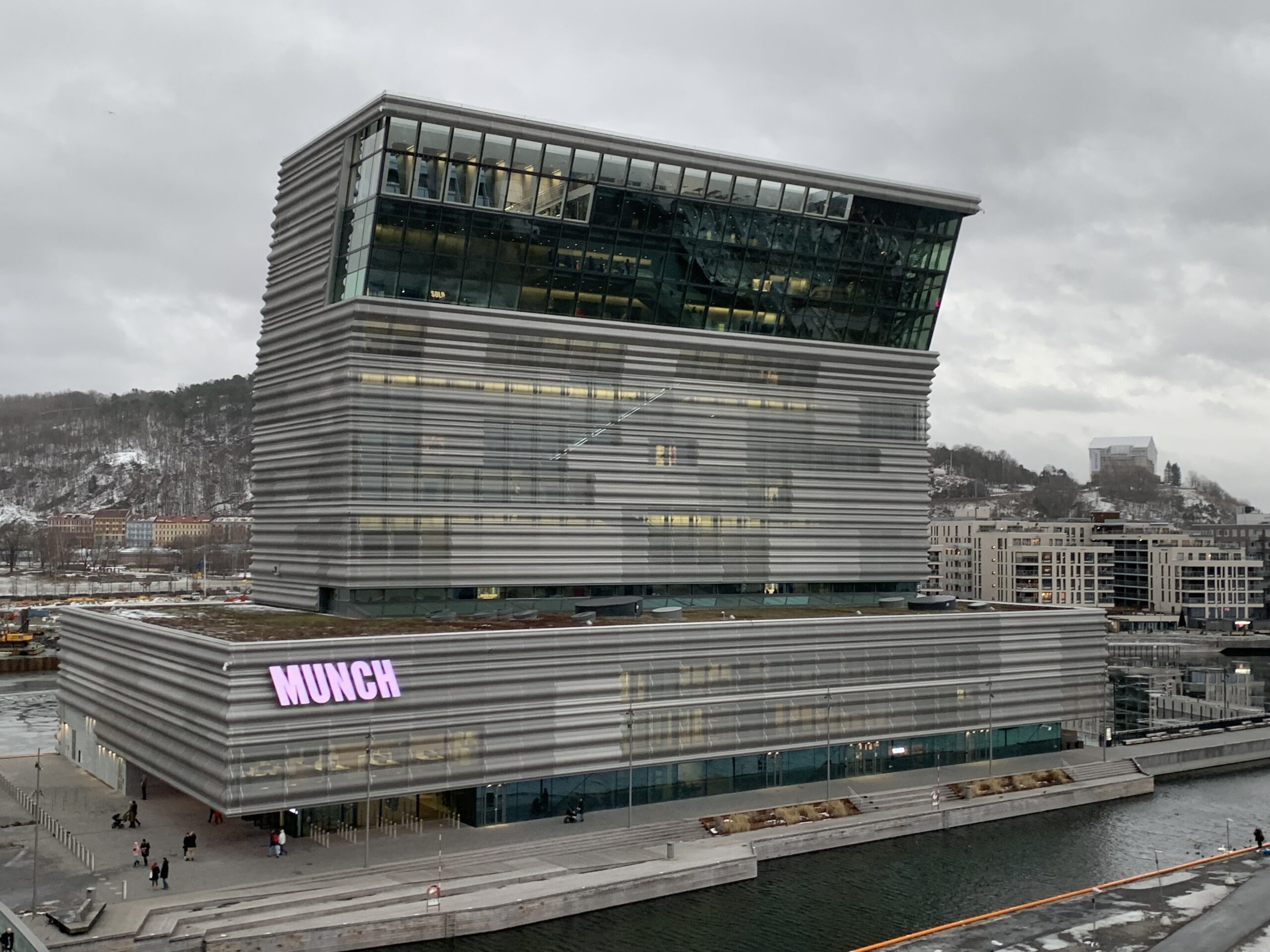 Exterior of the MUNCH museum in Oslo